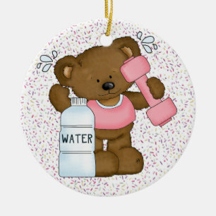 Fitness! Ceramic Ornament