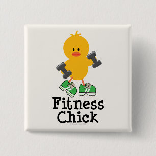 Fitness Chick Button