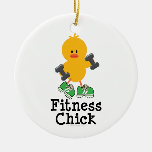 Fitness Chick Ornament