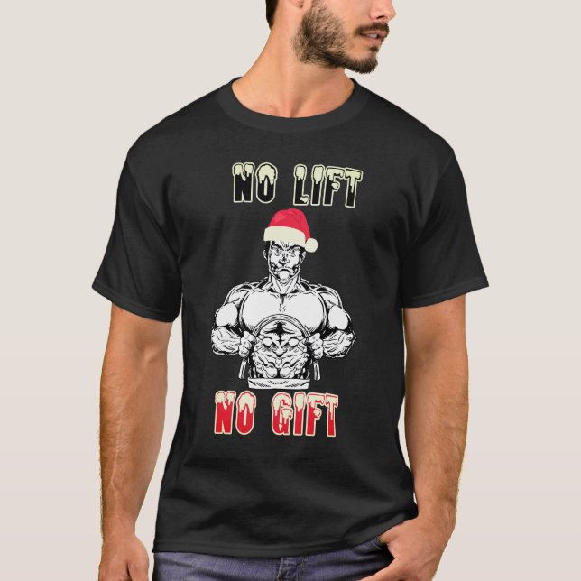 Fitness Christmas Sweater - No Lift No Gift (Front)