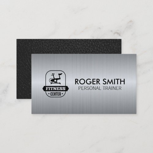 Fitness Club  Personal Trainer Business Card
