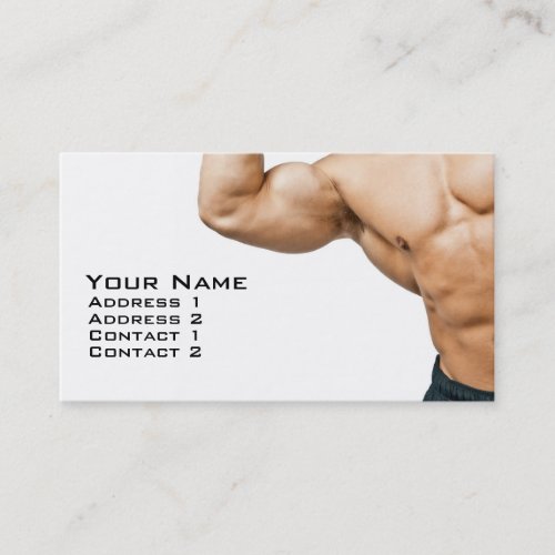 Fitness Coach Business Card