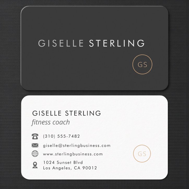 Fitness Coach Professional Business Card