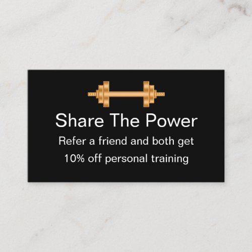 Fitness Customer Referral Rewards