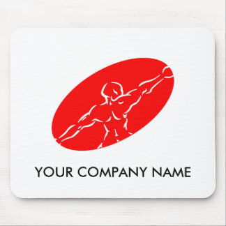 Fitness Customizable Mousepad - Red