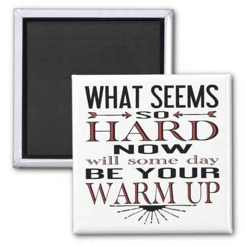 Fitness Dance Motivational Quote Magnet