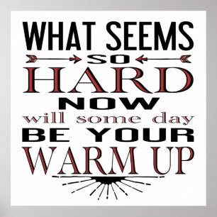 Fitness Dancer Motivational Quote Poster