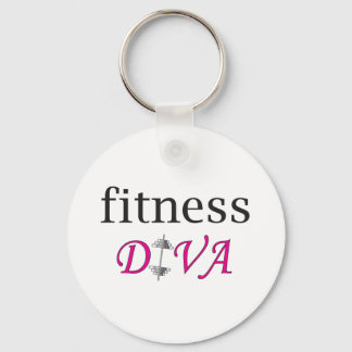 Fitness Diva Keychain