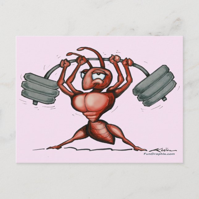 Fitness Diva Postcard (Front)