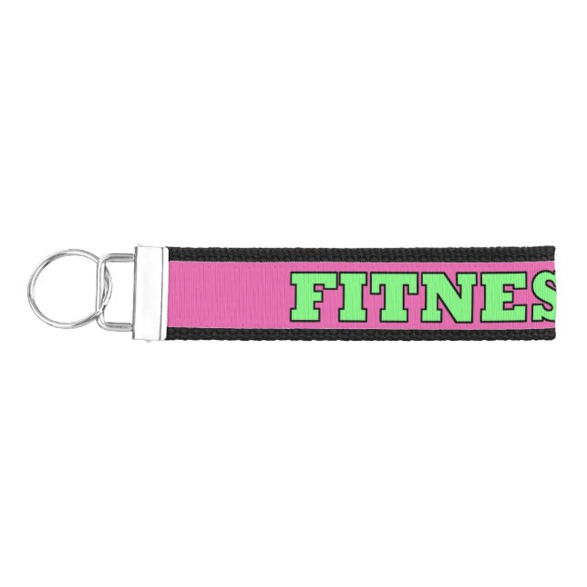 "FITNESS DIVA" WRIST KEYCHAIN (Keys on Left)
