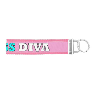 "FITNESS DIVA" WRIST KEYCHAIN