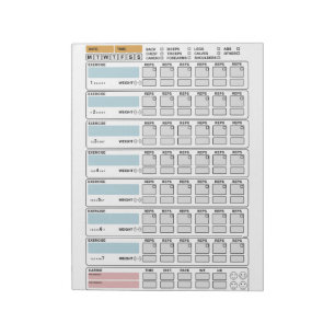 Fitness: Do It for your Own; Motivational Planner Notepad