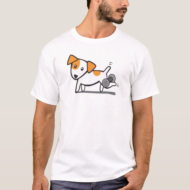 fitness dog weight training T-Shirt (Front)