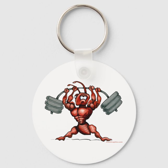Fitness Dude Keychain (Front)