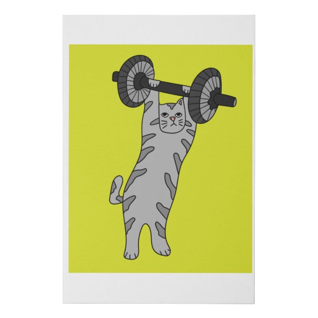 Fitness Enthusiastic Animal Sport Animal Faux Canvas Print (Front)