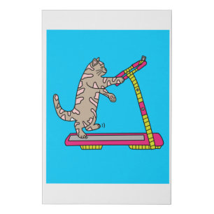 Fitness Enthusiastic Animal Sport Animal Faux Canvas Print