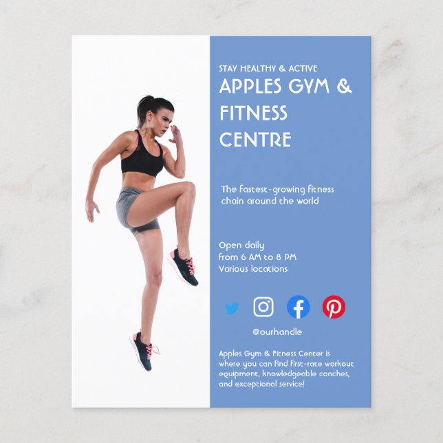 Fitness expert gym personal trainer fit Fl Flyer (Front)