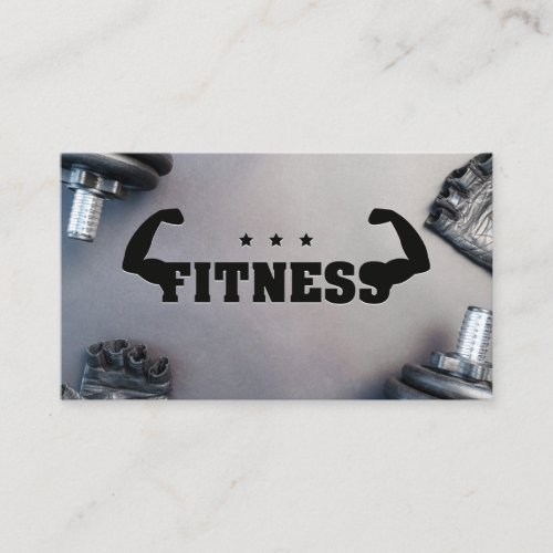 Fitness Flex Icon  Gym Equipment Appointment Card