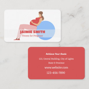 Fitness for Pregnant Business Card