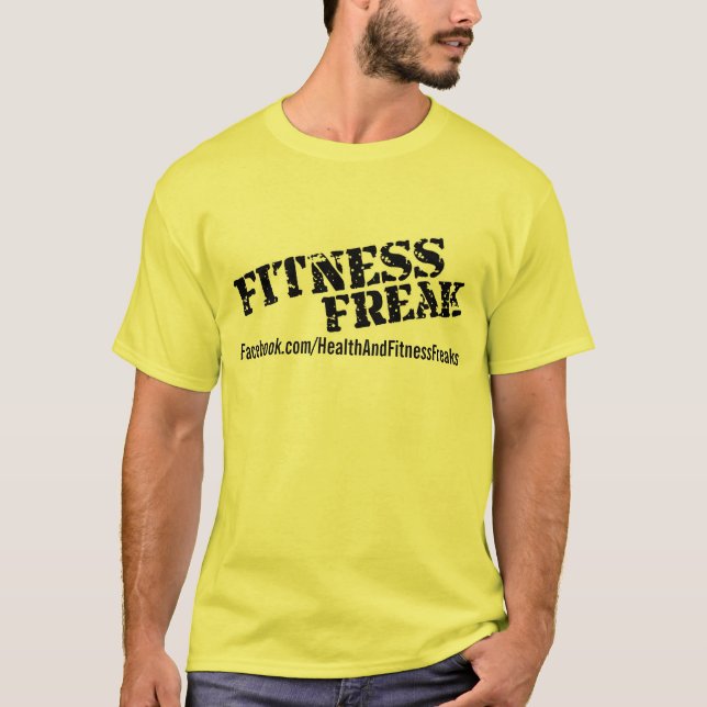 Fitness Freak Men's Hanes EcoSmart T-Shirt (Front)