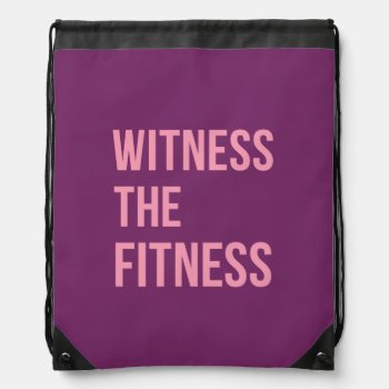 Fitness Funny Quote Pretty Purple Pink Backpack by ArtOfInspiration at Zazzle