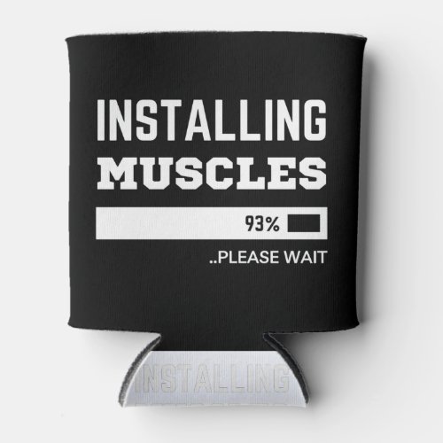 Fitness  Funny Workout Installing Muscles Can Cooler