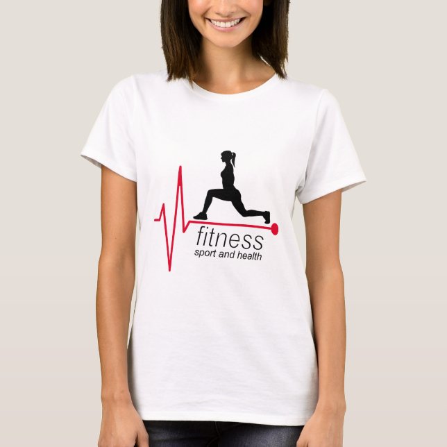 Fitness girl T-Shirt (Front)