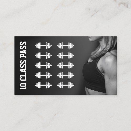 Fitness Girl Trainer 10 Class Pass Loyalty