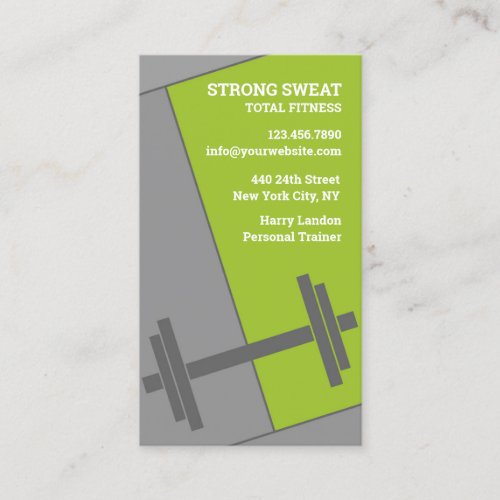 Fitness Gym Business Card
