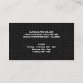 Fitness Gym Business Card (Back)