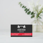 Fitness Gym Business Card (Standing Front)