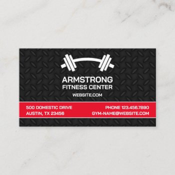 Fitness Gym Business Card by all_items at Zazzle