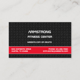 Fitness Gym Business Card Template