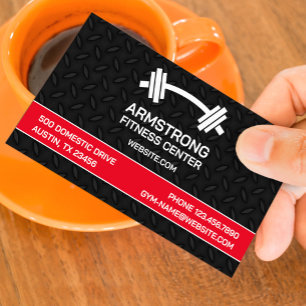 Fitness Gym Business Card Template
