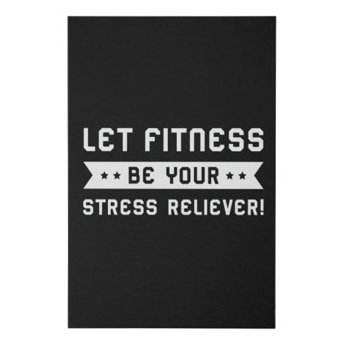 Fitness Gym Dance Dancing Sport Workout Gift Idea Faux Canvas Print