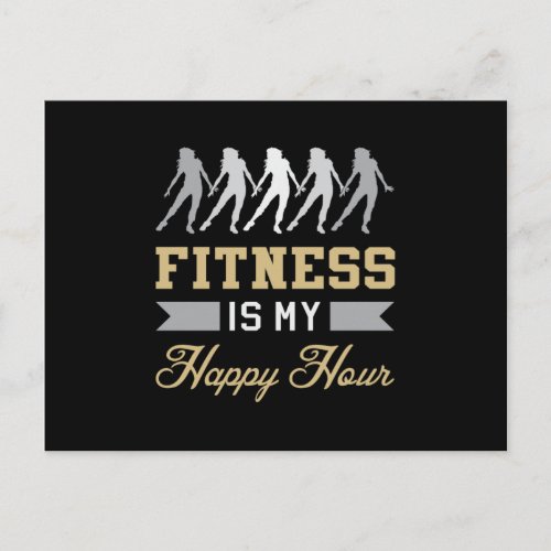 Fitness Gym Dance Dancing Workout Sport Gift Idea Postcard