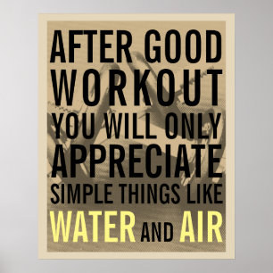 Fitness gym style motivation cover poster