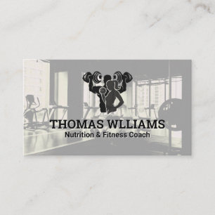 Fitness Gym Trainers Health Business Card