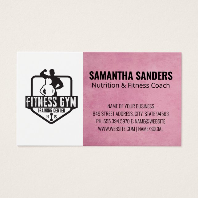 Fitness Gym Training Center | Personal Trainer (Front)