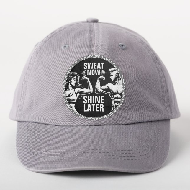 Fitness Gym Workout Bodybuilding Motivational Patch (On Headwear)