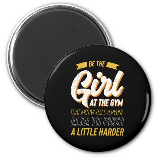Fitness Gym Workout Motivation Womens Magnet