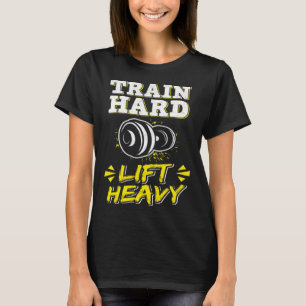 Fitness Gym Workout Muscle Building Weight Lifting T-Shirt