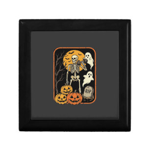 Fitness Halloween Skeleton Ghost Pumpkin Workout D Gift Box