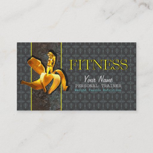Customizable FITNESS III - Business Card