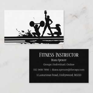 Fitness Instructor Business Card