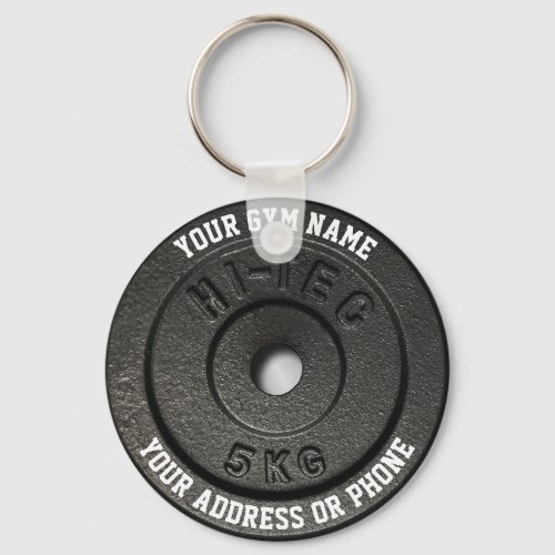 Fitness Instructor Gym Owner Gym Coach Workout Keychain