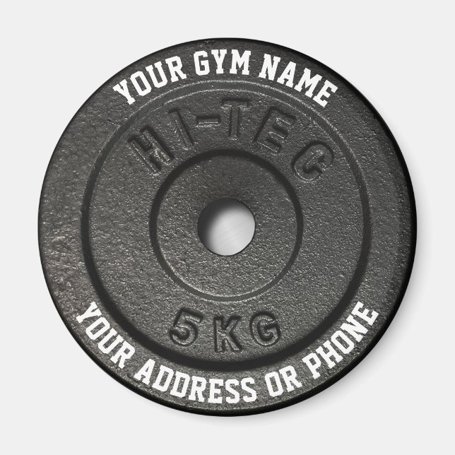 Fitness Instructor Gym Owner Gym Coach Workout Magnet (Front)