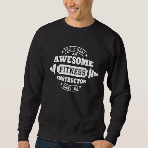 Fitness Instructor Gym Personal Trainer Workout Co Sweatshirt