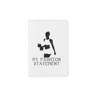 FITNESS IS MY FASHION STATEMENT PASSPORT HOLDER