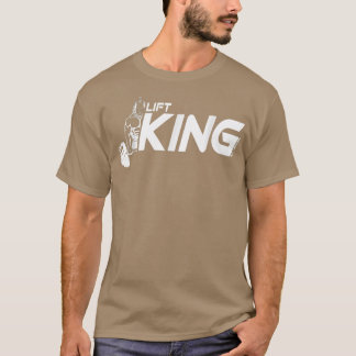 Fitness King Deadlift Lion Fitness Gym Motivation  T-Shirt